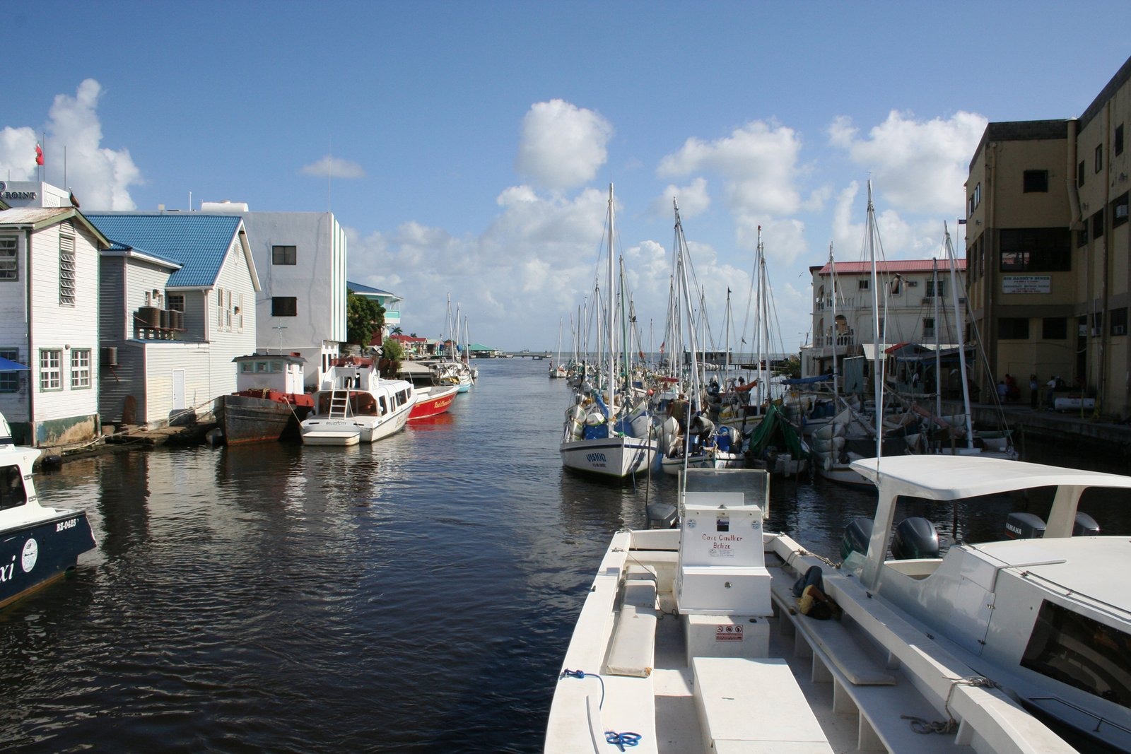 Belize City — Fort George, the Swing Bridge and the Old Capital