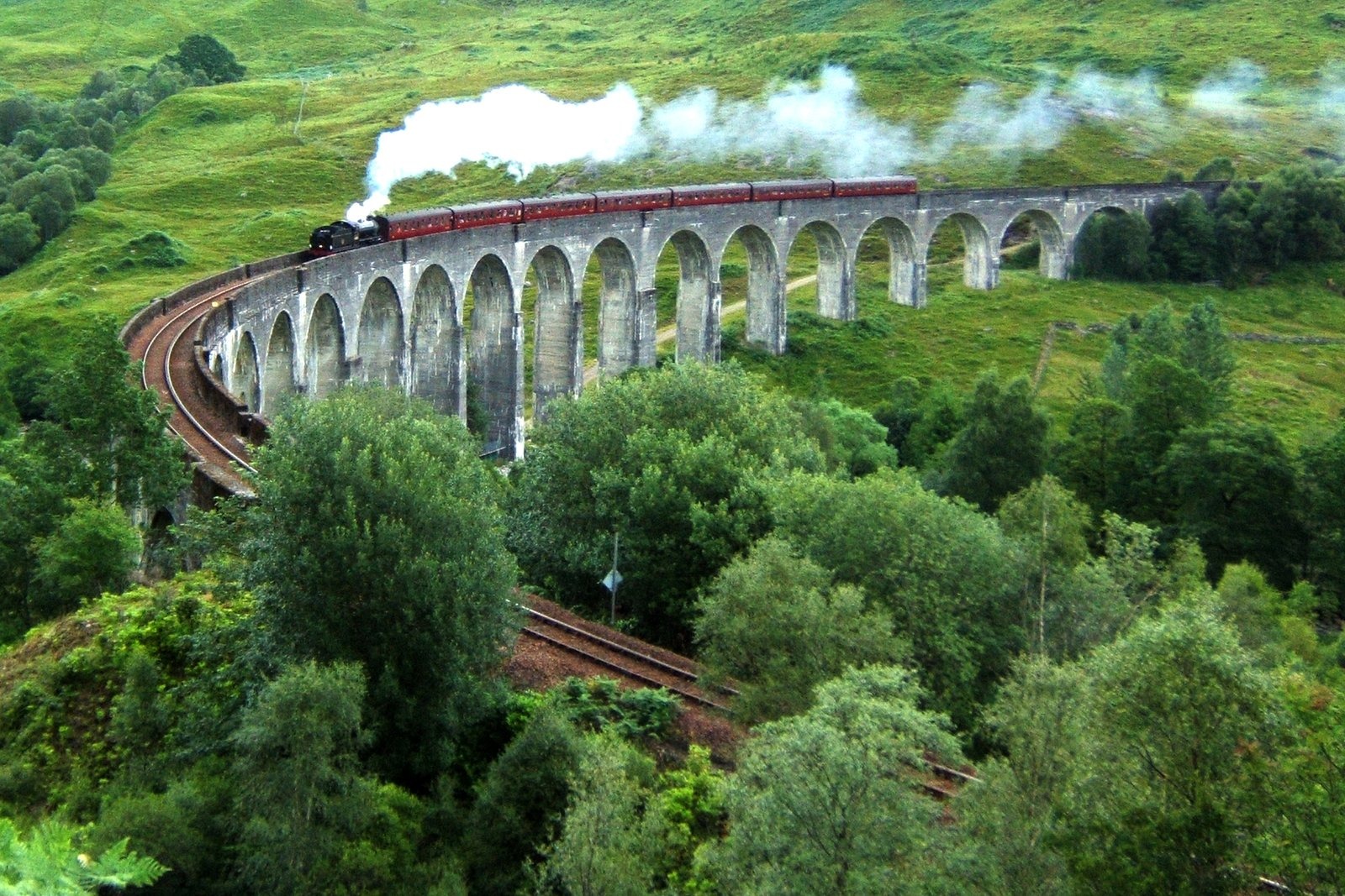 Glenfinnan — the 1745 Standard, the Monument and the Viaduct