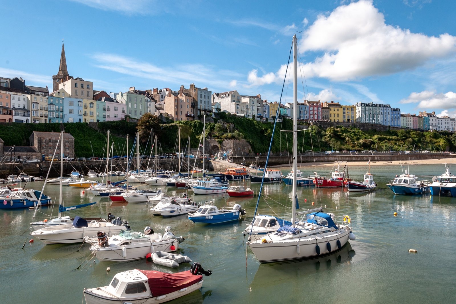 Tenby — the Walled Town, the Harbour and Castle Hill